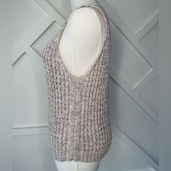 Theory Malda Meridian Textured Sleeveless Sweater Size Medium - Picture 4 of 10